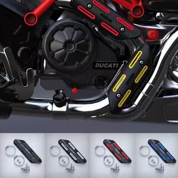Universal Motorcycle Exhaust Pipe Heat Protector Shield Anti-Scalding Cover Retro Insulation Pad Modified Parts чёрный