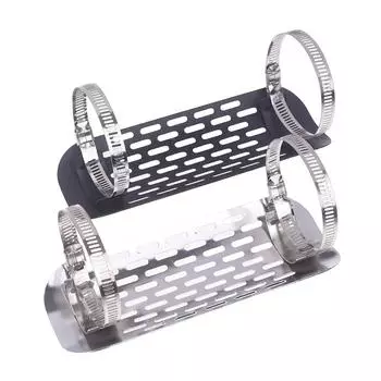 Universal Motorcycle Exhaust Pipe Heat Shield Cover Muffler Protector Guard Moto Accessories Fit For Motorcycle серебряный