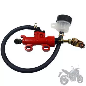 Universal Motorcycle Rear Brake Pump Foot Hydraulic Refit Rear Brake Master Cylinder Pump for Suzuki Kawasaki Honda Yamaha чёрный