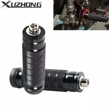 Универсальные подножки для мотоцикла сзади Подножки для ног Педали для заднего сиденья Подножки для мотоцикла сзади Резьба Педали для заднего сиденья чёрный