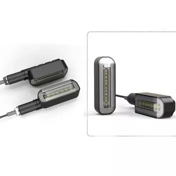 Universal Motorcycle Turn Signals Light Tail Lamp M10 Brake 12V 10mm 4Pcs LED