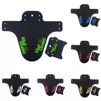 Universal Mountain Bike Fast Release Mudguard Replacement Removable Wheel Mud Guards Replaceable Protectors Red чёрный