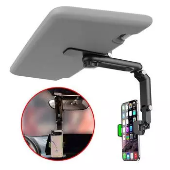 Universal Multipurpose Car Mount Sun Visor Rear Seat Phone Car Car Interior Shooting Mount Holder Kitchen Phone Desktop Car D2I7