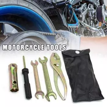 Universal New Motorcycle Repair Tool Motorbike Wrench Tools Set Kit Accessories Screwdriver Pliers Wrenches Spark Plug Sleeve