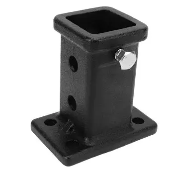 Universal Pickup Truck 2 Receiver Tube Trailer Hitch Adapter for Scrape Dent Protection Molded Steel Pickup Truck with Plastic