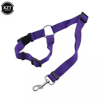 Universal Practical Dog Cat Pet Safety Belt Adjustable Car Seat Belt Harness Leash Travel Clip Strap Lead Pet Auto Safety Belt