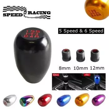 Universal Racing 5 Speed or 6 Speed Car Gear Shift Knob For Manual Transmission Automatic Gear Shift Knob Shift lever