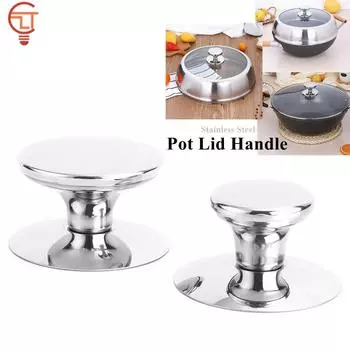 Universal Replacement Kitchen Cookware Pot Pan Lid Hand Grip Knob Handle Cover Pan Lid Handle Kitchen Accessory stainless steel