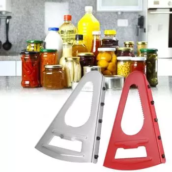 Universal Screw Can Opener Non-slip Bottle Opener Multifunctional Jar Opener Jam красный