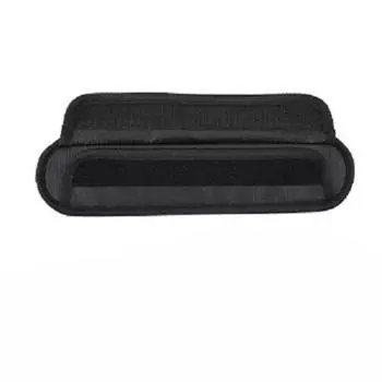 Universal Shoulder Pad Black Guitar Bass Straps Fastener Cushions for Bag Strap Satchel