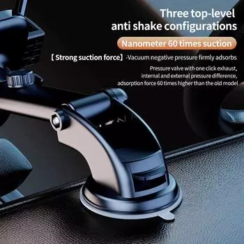 Universal Sucker Car Phone Holder Stand 360° Windshield Car Dashboard Mobile Cell Support Bracket for iPhone 15 Samsung Xiao Mi