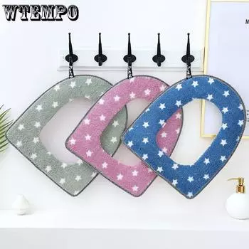 Universal Toilet Seat Cushion, Household Toilet Seat Must Have 1-3 Large Waterproof Toilet Seat Cushion, Adhesive Toilet Seat Cushion синий