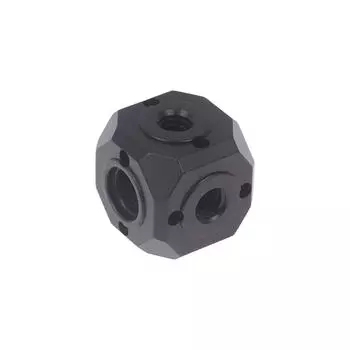 Universal Tripod Screw Hole Adapter Magic Cubic Mount For Magic Arm Flash Vlog Video Fill Light Microphone Extension Mount Head