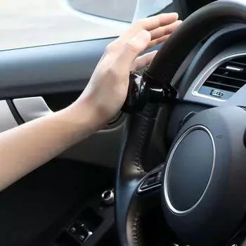 Universal Truck Heavy Car Duty Anti Slip Steering Wheel Booster Spinner Knob Cover Handle Booster Grip Protective Auxiliary Ball серебряный