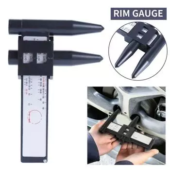 Universal Wheel Rim Bolt Pattern Sliding PCD Measuring Hub Bolt Hole Lug Distance Accessories Tool Hand Tool Auto M3T0 A