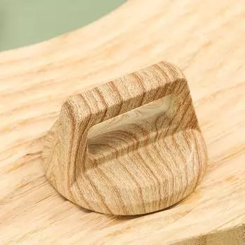 Universal Wood Grain Pot Cover Handle Anti-scald Pot Lid Knob Economical Pan Lid Grips Wok dark wood