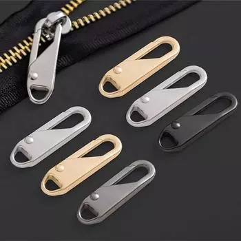 Универсальный съемник для застежки-молнии, мгновенный ремонт, набор головок для застежки-молнии, дорожная сумка, чемодан, кошелек, швейные инструменты для самостоятельного шитья, металлические ползунки для застежек-молний