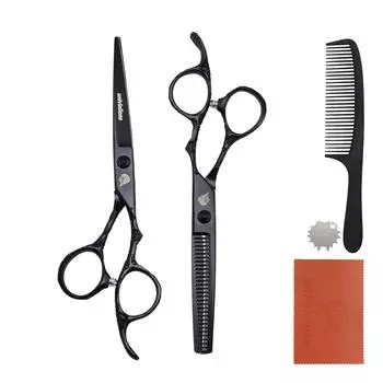Univinlions 6,0 дюймов профессиональные парикмахерские ножницы комплект парикмахерские аксессуары ножницы для стрижки волос филировочные ножницы инструменты для укладки
