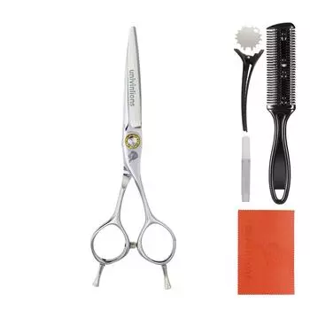 Univinlions 6,0-дюймовые ножницы для стрижки волос, подшипниковый винт, филировочные ножницы, профессиональные парикмахерские ножницы, симметричная ручка, парикмахерские аксессуары