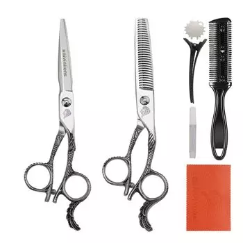 Univinlions 6 инструменты для волос профессиональные парикмахерские ножницы парикмахерские аксессуары ножницы для стрижки волос филировочные ножницы Tijeras