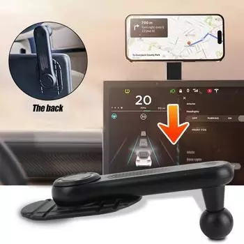 Универсальная 17-миллиметровая шаровая головка с вращением на 360° автомобильный держатель для телефона, кронштейн для мобильного телефона, основание для экрана автомобиля Energy, аксессуары чёрный