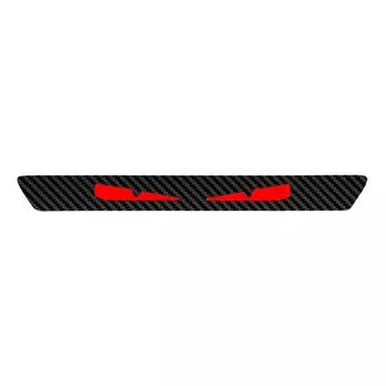 Универсальная 3D наклейка с логотипом с карбоновым эффектом Демонический глаз для стоп-сигнала