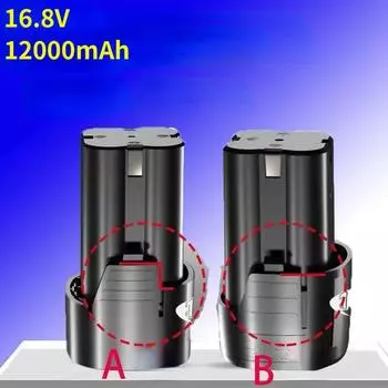 Универсальная аккумуляторная батарея высокой емкости 16,8 В, 12000 мАч для электроинструментов, электрических отверток, литий-ионная батарея 8000mAh