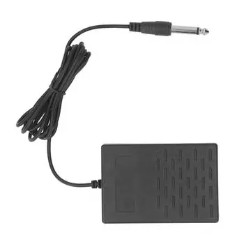 Универсальная электрическая клавиатура сустейн-педаль с мгновенным переключателем, шаговый синтезатор 6,35 мм Black