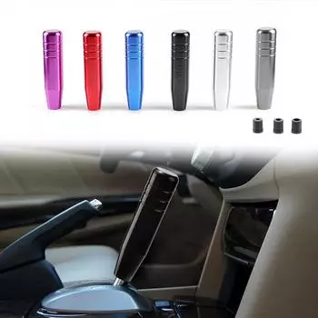 Универсальная автоматическая 13 см длина механическая коробка передач алюминиевая ручка переключения передач гоночный автомобиль ручка переключения передач с 3 адаптерами серый