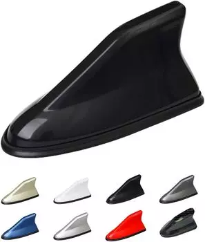 Универсальная автомобильная антенна на крышу, модифицированная хвостовая антенна в виде плавника акулы, усилитель сигнала FM/AM, декоративная радиоантенна без перфорации золотой