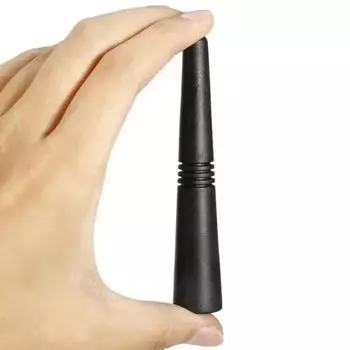 Универсальная автомобильная антенна на крышу с винтами, прочное крепление для радио, FM, AM, DAB, черная, длина 6,5 см, мини, короткие автомобильные аксессуары чёрный