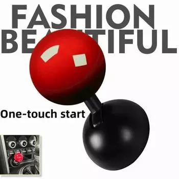 Универсальная автомобильная кнопка запуска двигателя Push To Start Rocker с пластиковым шаровым стержнем для кнопок диаметром 41 мм, аксессуары для модификации автомобиля красный