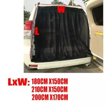 Универсальная автомобильная москитная сетка на заднюю дверь магнитные шторы вентиляционная сетка экран раздвижная дверь москитная сетка фургон москитная сетка для VW T5 T6