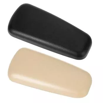 Универсальная автомобильная подушка для ног, наколенник, подушка для поддержки бедра, центральная консоль, подлокотник, подушка для колена, автомобильные аксессуары чёрный