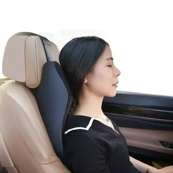 Универсальная автомобильная подушка, хлопковая подушка с памятью, медленный отскок, подголовник для шеи автомобиля, защита для подголовника для Hyundai K3 Small size black