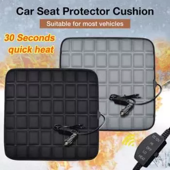 Универсальная автомобильная подушка с подогревом, горячая крышка, авто, 12 В, обогреватель, грелка, черная чёрный
