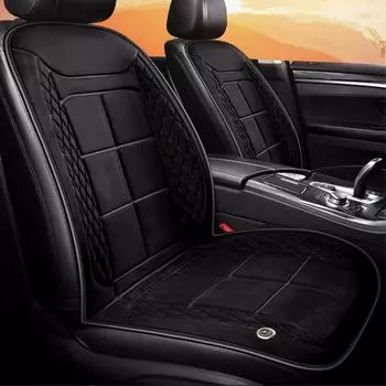 Универсальная автомобильная подушка с подогревом, мягкая, короткая, плюшевая, быстросохнущая, электрическая, защитная подушка для сиденья автомобиля, чехол для подушки, автомобильная поставка