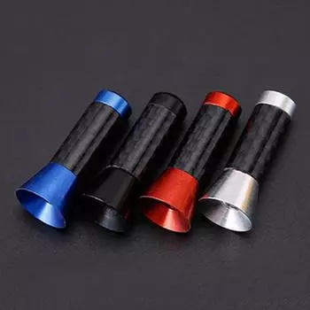 Универсальная автомобильная Стайлинг 3,5 см, металлическая антенна из углеродного волокна на крыше, усиленная сигнальная антенна чёрный