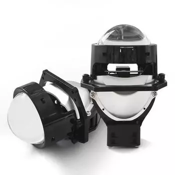 Универсальная автомобильная светодиодная бифокальная линза, 3-дюймовый прожектор высокой четкости, сверхяркий лазерный свет для дальнего и ближнего света, встроенные модифицированные автомобильные фары