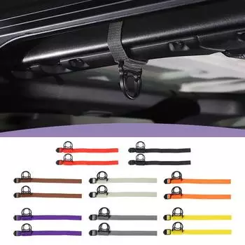 Универсальная автомобильная вешалка для одежды, крючок для одежды для Jeep Wrangler TJ JK JL JK, для Dodge, для Ford Mustang, для Ford Bronco, автомобильные аксессуары чёрный