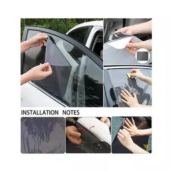 Универсальная Автомобильная Защита от Солнца на Окно Электростатическая Адсорбция Пленка