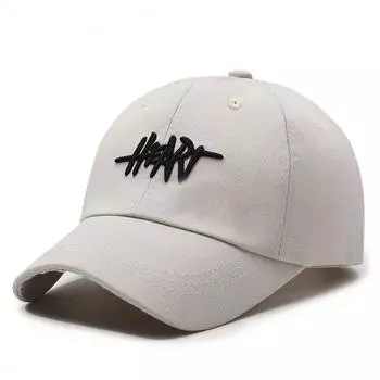Универсальная бейсбольная кепка с жестким верхом, вышитыми буквами и солнцезащитным фильтром, дышащая, с глубоким верхом, в стиле хип-хоп