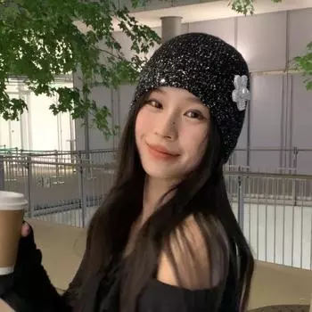 Универсальная блестящая холодная уличная шляпа осень-зима расшитые блестками шапки для женщин и мужчин модные модные блестящие теплые шапки подарки A1