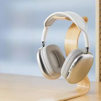 Универсальная Bluetooth-гарнитура P9 Pro Max: Беспроводные, с креплением на голове для мобильных устройств, камеры, игр и музыки белый
