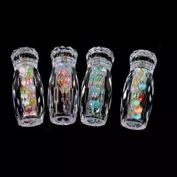 Универсальная бутылочка для ногтей, удобная прозрачная жидкость для хранения