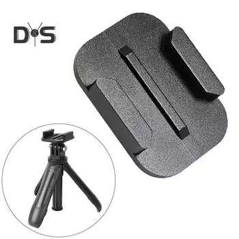 Универсальная быстросъемная база для штатива, адаптер для крепления, высокая устойчивость, простая установка, быстросъемная база для экшн-камеры Insta 360 ONE R чёрный