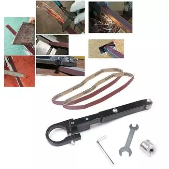 Универсальная бытовая угловая шлифовальная машина, модифицированная ленточная машина, самодельная угловая шлифовальная машина, электрическая ленточная шлифовальная машина, полировальный станок, шлифовальный инструмент для деревообработки