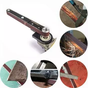 Универсальная бытовая угловая шлифовальная машина, модифицированная ленточная машина, самодельная угловая шлифовальная машина, электрическая ленточная шлифовальная машина, полировальный станок, шлифовальный инструмент для деревообработки