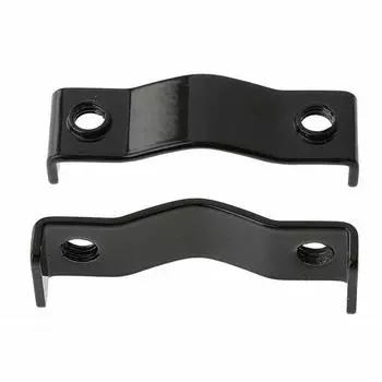 Универсальная черная подставка для ног пассажира на заднем сиденье для мотоцикла, подставка для ног 25-28 мм