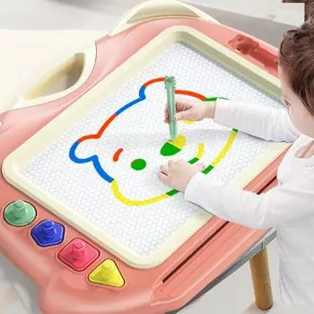 Универсальная детская доска для рисования, магнитная доска для рисования, детский стол, детская цветная доска для письма, магнитная доска для граффити, стираемая, домашнее образование 35x24cm зелёный